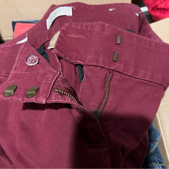 Loft maroon pants - Picture 5 of 5